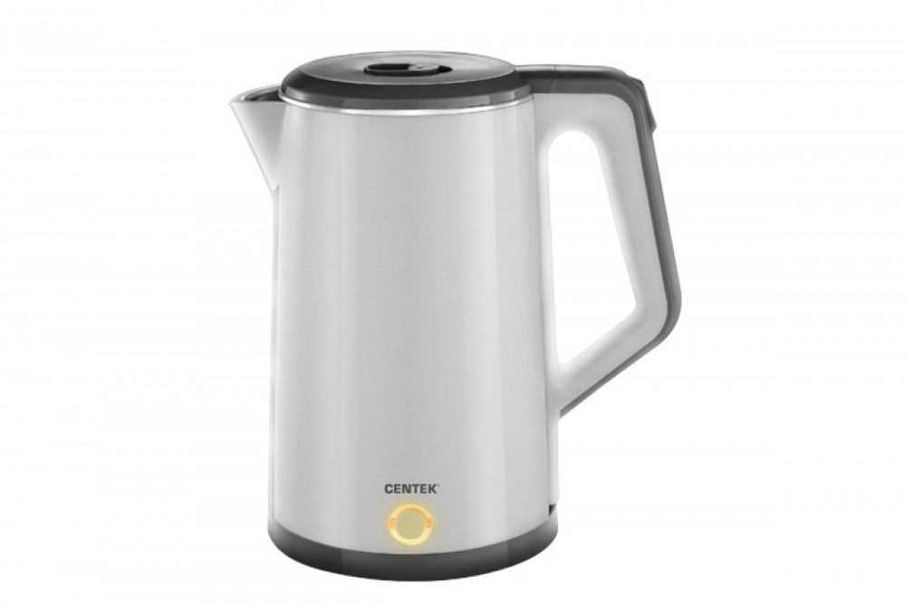Чайник Centek CT-0024 металл, 1.5л, 1800Вт, двойная стенка, бесшовная колба
