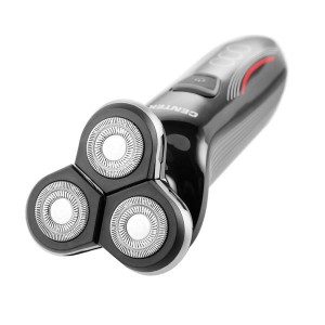 Бритва Centek CT-2159 (черн/хром) 3 плавающие головки, аккумулятор+работа от сети, Li-Ion600мАч