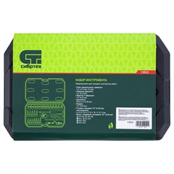 Набор инструментов, 1/4", CrV, пластиковый кейс 29 предм. Сибртех 13523