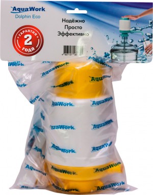 Помпа водяная ручная Aqua work "DOLPHIN ЕСО", желтая в пакете, (РОССИЯ)