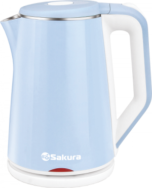 Чайник электр SA-2160WBL (1,8) голуб+бел д