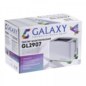 Тостер Galaxy GL2907 теплоизолированный корпус (800Вт)