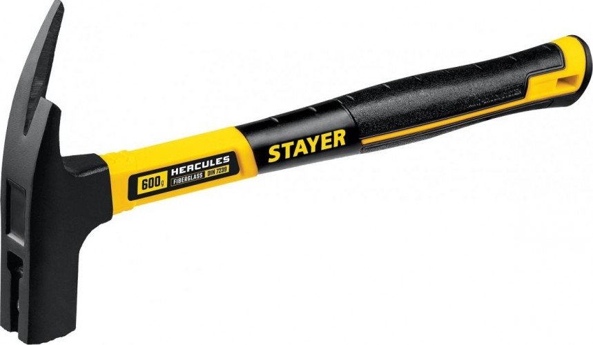 Молоток кровельщика 600гр с фиберглассовой рукояткой STAYER 20201_z01