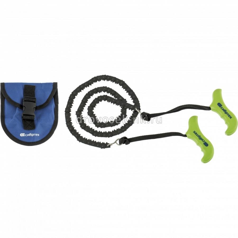 Пила ручная цепная 1000мм + чехол кобура Сибртех 23041