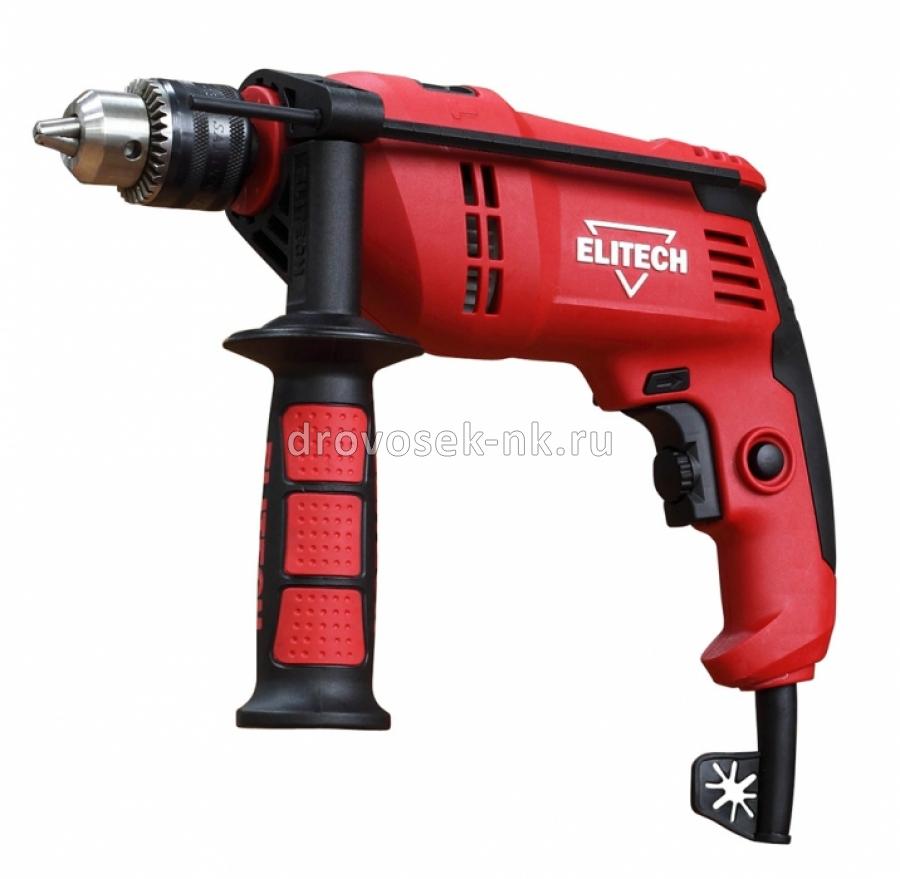 Дрель Elitech ДУ 650 РЭ 650Вт Ударная 13мм 0-3000об/мин 2,1кг