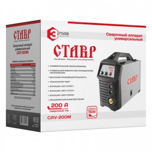 Сварочный аппарат универсальный инверторный 200А (IGBT) 7.3 кВт Ставр САУ-200М