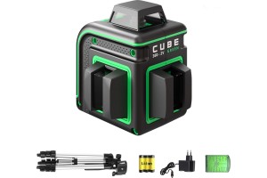 Построитель лазерных плоскостей (лазерный уровень) ADA CUBE 360-2V GREEN Professional Edition