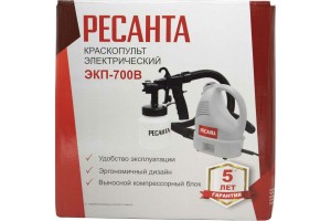 Краскопульт электрический Ресанта ЭКП-700В 75/17/2