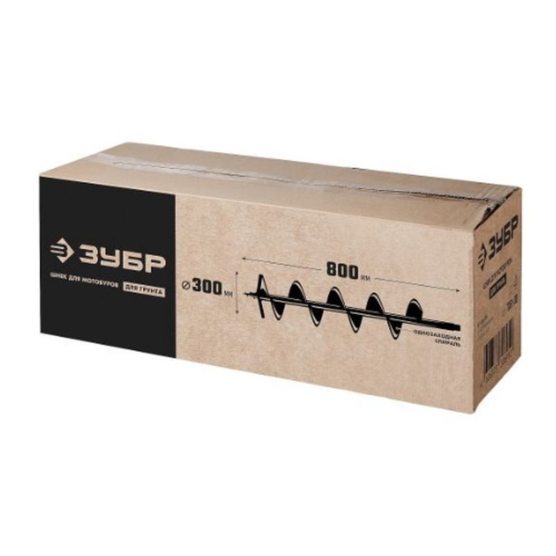 Шнек для мотобуров d=300 мм однозаходный ЗУБР 7051-30