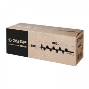 Шнек для мотобуров d=300 мм однозаходный ЗУБР 7051-30