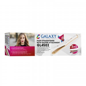 Щипцы для волос с насадкой гофре Galaxy GL4502 (40Вт)
