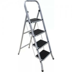 Стремянка 4 ступени CLASS PLUS ШИРОКАЯ оцинкованная макс. нагрузка 120кг 123304