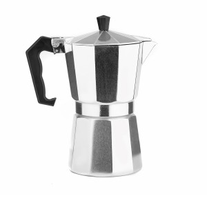 Кофеварка LARA 300мл (6*50 мл), для молотого кофе, алюм. корпус, итал. дизайн LR06-72