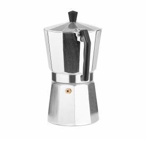 Кофеварка LARA 450мл (9*50 мл), для молотого кофе, алюм. корпус, итал. дизайн LR06-73