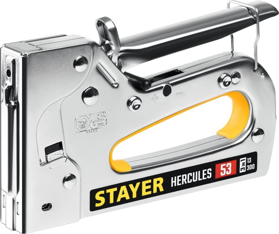 Степлер тип 53 (4-14мм)/13/300 стальной рессорный STAYER HERCULES-53 31519