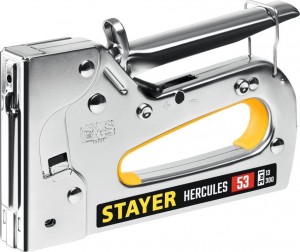 Степлер тип 53 (4-14мм)/13/300 стальной рессорный STAYER HERCULES-53 31519