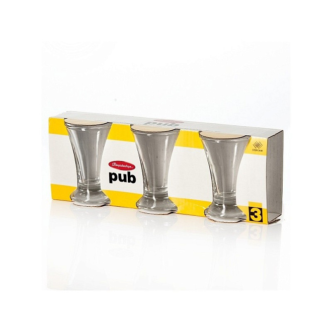 Набор стопок 50 мл 3 шт PUB арт. 42194B БОР