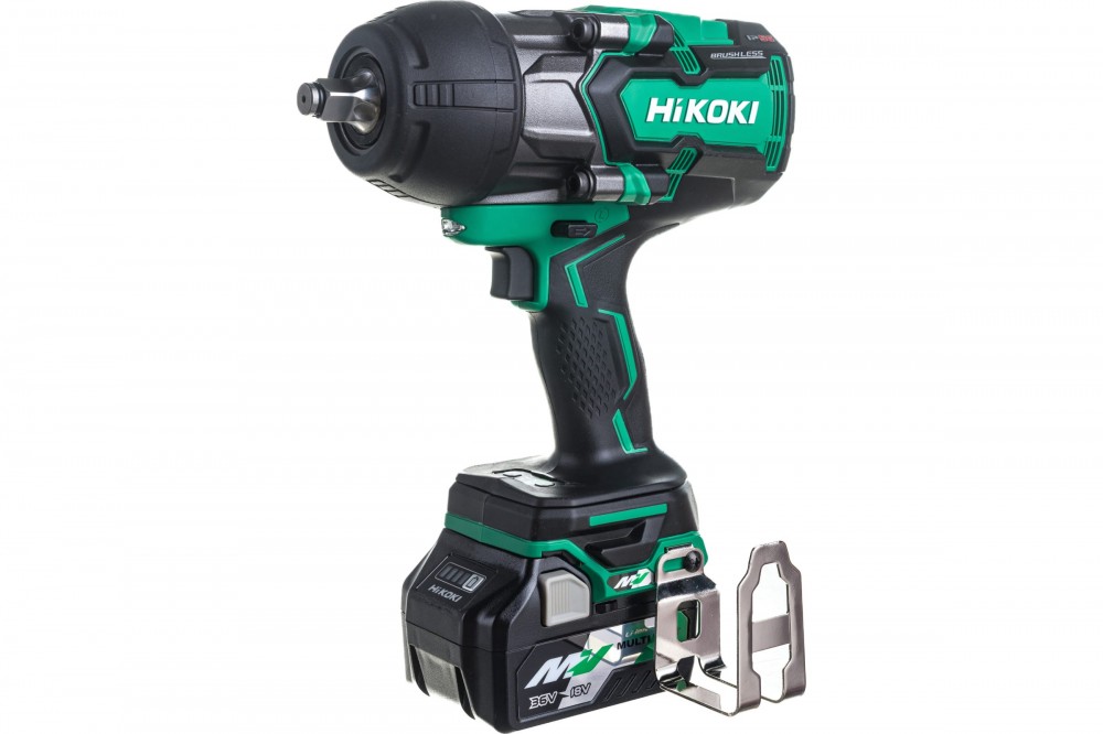 Гайковерт аккумуляторный ударный Hikoki WR36DB (1/2", 36В, 2акк*2,5Ah)