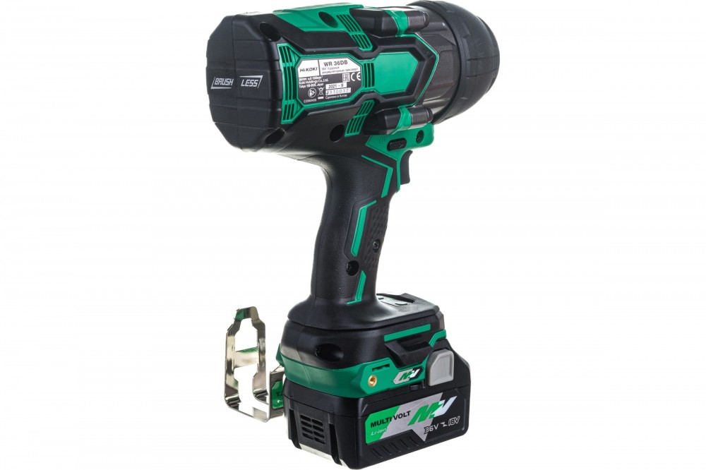 Гайковерт аккумуляторный ударный Hikoki WR36DB (1/2", 36В, 2акк*2,5Ah)