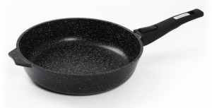 Сковорода индукционная 22см АП Гранит black Induction Pro со съемной ручкой арт. 022802И