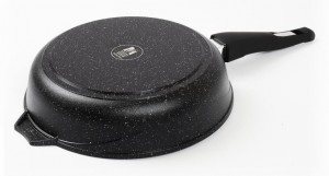 Сковорода индукционная 22см АП Гранит black Induction Pro со съемной ручкой арт. 022802И