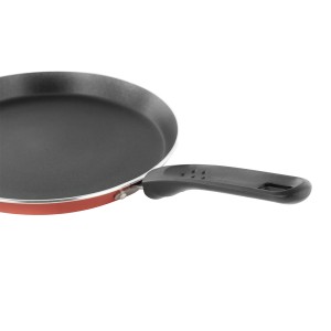 Сковорода блинная LARA LR01-53 (красн) алюм, 22*2см, толщина 3.0мм, антипригрное индукционное дно