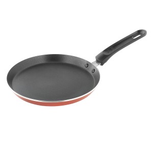 Сковорода блинная LARA LR01-53 (красн) алюм, 22*2см, толщина 3.0мм, антипригрное индукционное дно