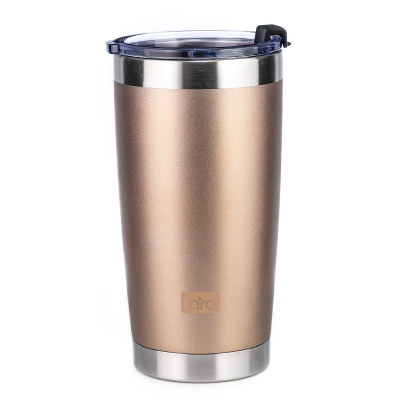 Термокружка LARA 560мл, двойные стенки, вакуум, сталь LR04-25