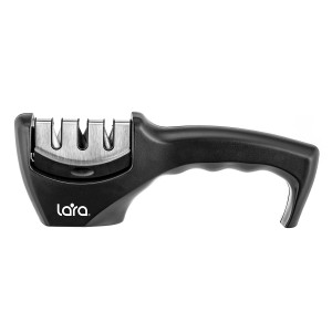 Ножеточка LARA съёмный блок, 3 точильных полотна LR05-03