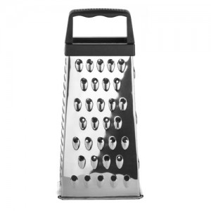 Терка - 4 поверхности LARA высота 20см, нерж. сталь, ручка LR07-50