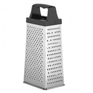 Терка - 4 поверхности LARA высота 20см, нерж. сталь, ручка LR07-50