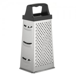 Терка - 4 поверхности LARA высота 20см, нерж. сталь, ручка LR07-50