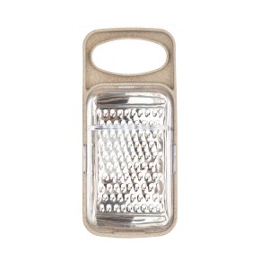 Терка - 1 поверхность LARA контейнер, нерж. сталь, волокно рисовой соломы LR07-57