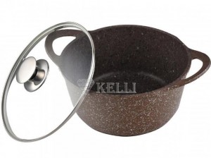 Кастрюля с гранитным покрытием 8,0л Kelli KL-4083-28
