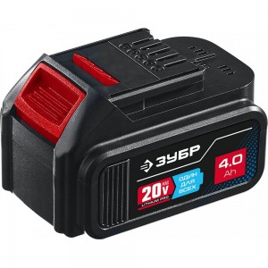 Аккумулятор 20В, Li-Ion, 4Ач, тип T7 ЗУБР Профессионал ST7-20-4