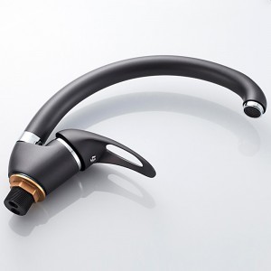 Смеситель для кухни с гайкой Графит LEDEME L5902U