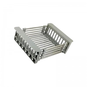 Коландер раздвижной для кухонной мойки серый GERHANS K30300