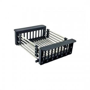 Коландер раздвижной для кухонной мойки графит GERHANS K30300B