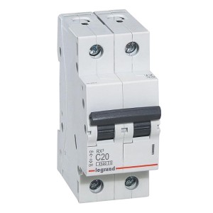 Автом. выкл. LEGRAND 2Р 20А RX3 4,5 кА C