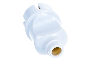 Вилка прямая с/з 16А 250В (еврослот) белая UNIVersal А101