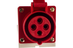 Розетка силовая ЭРА CEE (разъем) стационарная наружная 114 3Р+РЕ 16А 380В IP44 0734
