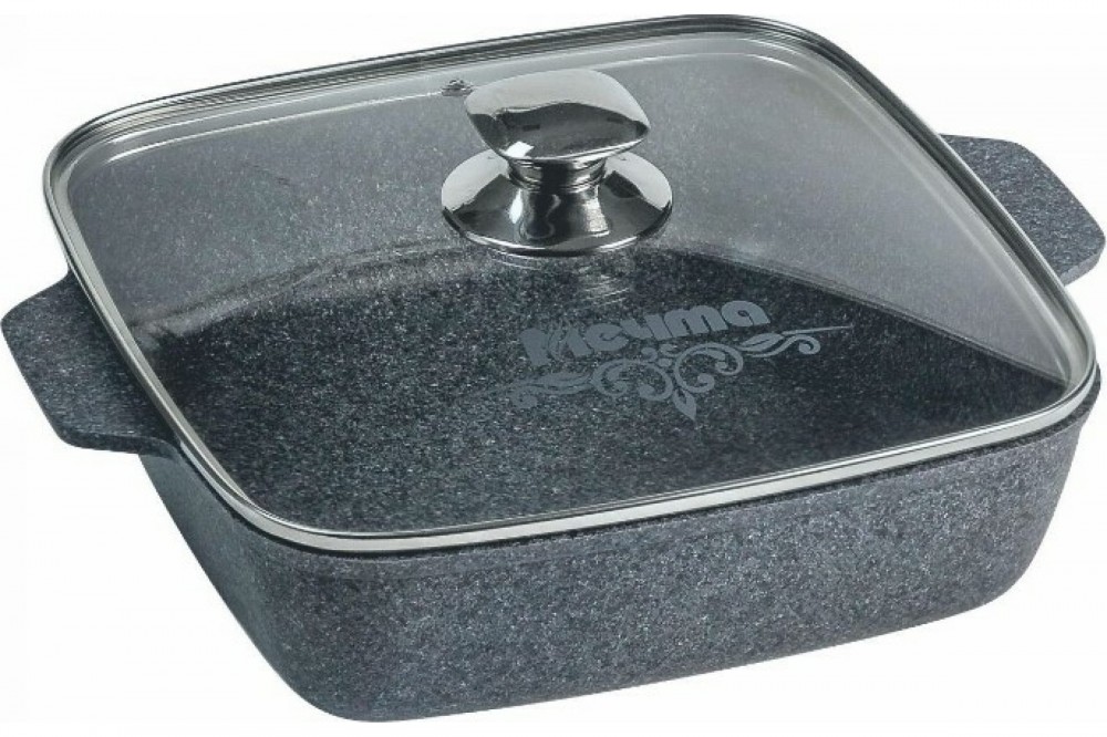 Жаровня квадратная 26*26см АП "Premium" (grey) 38901