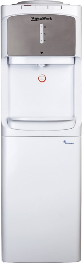 Кулер "Aqua Work" TY-LWYR83В (белый) напольный, компрессор, 3 крана, холодильник