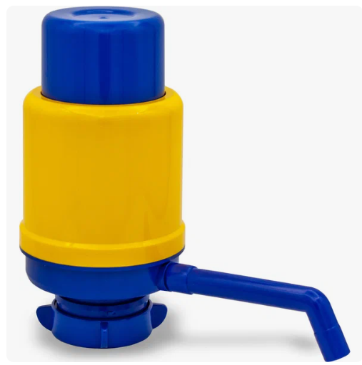 Помпа водяная ручная Aqua work "DOLPHIN ЕСО", желто-синяя