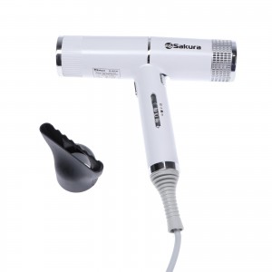 Фен электро SA-4051W 1600Вт 3реж хол.сушка LED подсветка