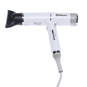 Фен электро SA-4051W 1600Вт 3реж хол.сушка LED подсветка