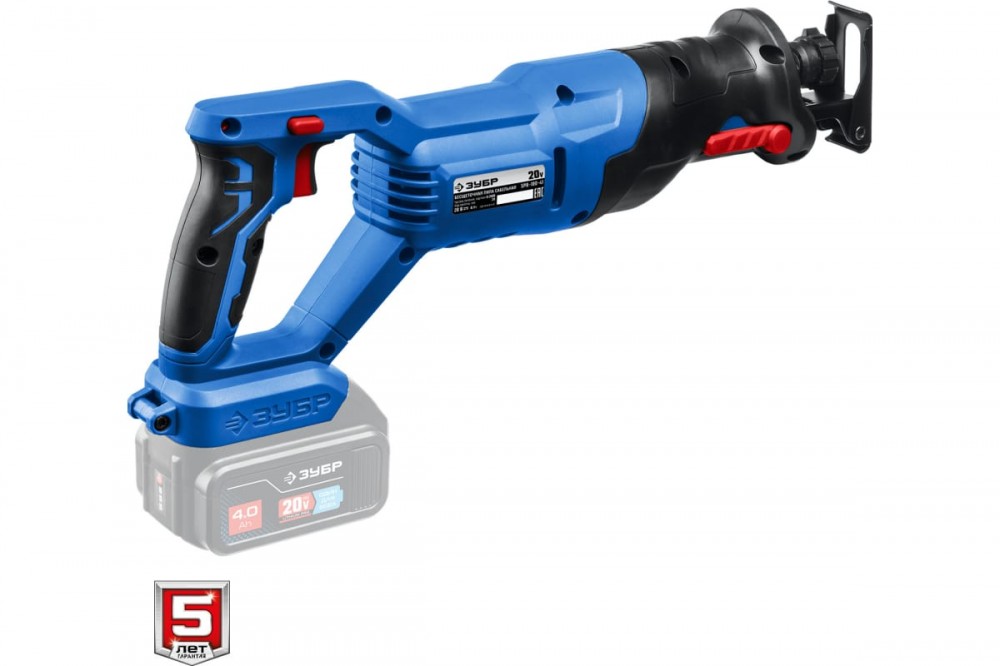 Пила сабельная ЗУБР б/щ без АКБ Профессионал SPB-180