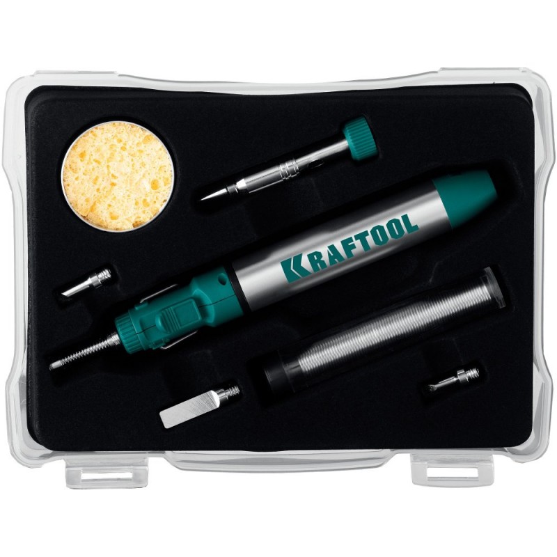 Паяльник газовый KRAFTOOL SolderPro 8в1 1300С 55504-H8