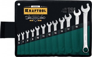 Набор ключей комбинированных 6-22мм (12шт) KRAFTOOL 27079-H12_z01