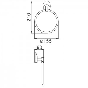 Полотенцедержатель FRAP F1604